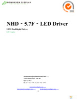 NHD-5.7F-LED DRIVER Page 1